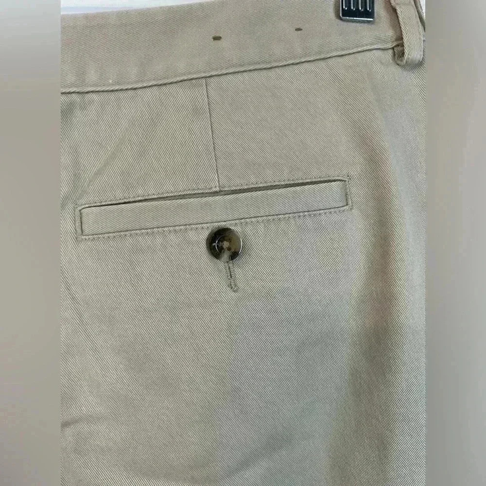 L.L. Bean Women’s Bayside Classic Fit High Rise Khaki Straight Leg Pants - Picture 4 of 9